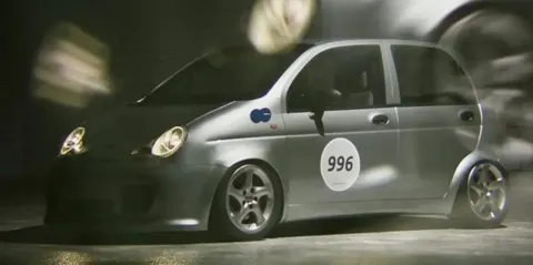 Дизайнер створив Matiz Carrera 4S: бюджетний хетчбек у стилі Porsche