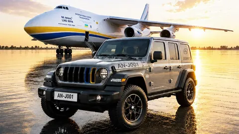 Jeep та «АНТОНОВ» створять унікальний Wrangler AN-J001 до 35-річчя Незалежності
