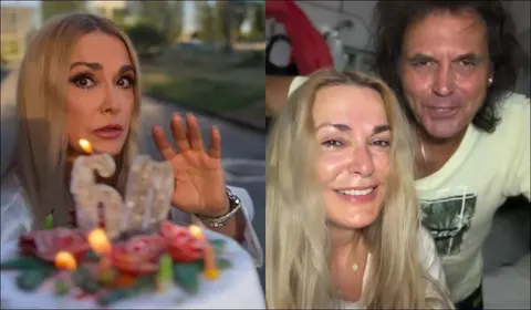 Ольга Сумська відсвяткувала 60-річчя в поїзді: романтичне відео з чоловіком