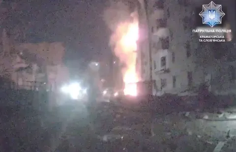 Поліція показала кадри перших хвилин після авіаудару по Краматорську