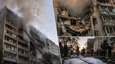 Удар по Харкову: рятувальники розбирають завали після атаки на багатоповерхівку