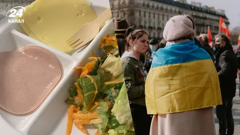 Хліб, сир і ковбаса: як українець показав харчування в таборі для біженців у Нім